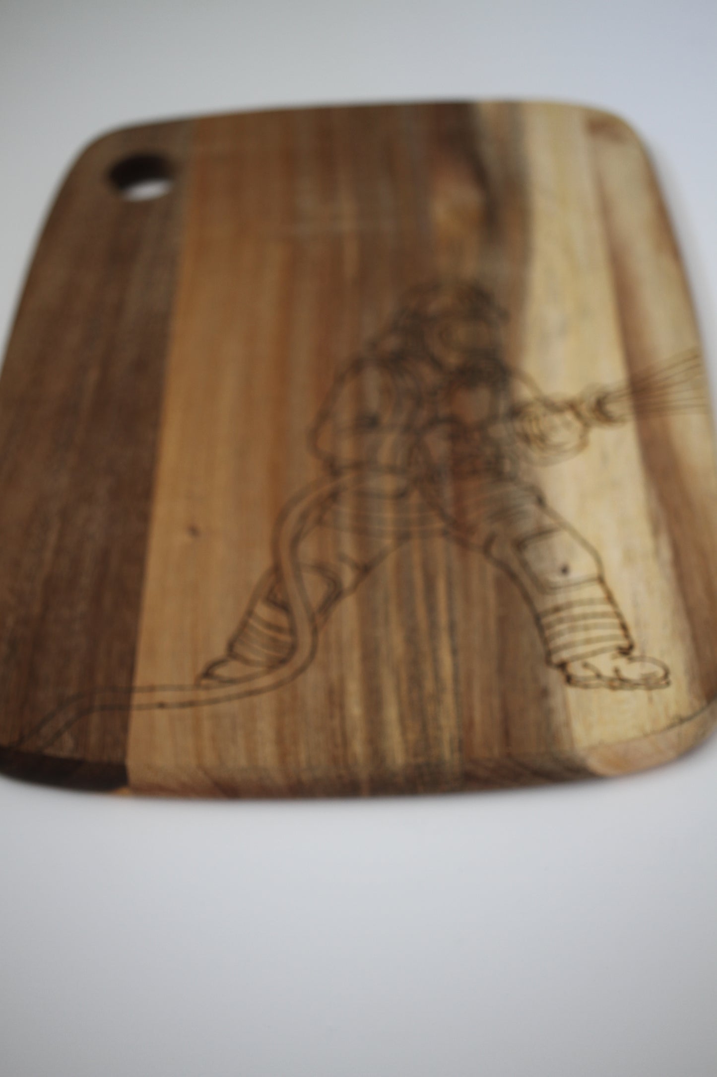 Firefighter serving board
