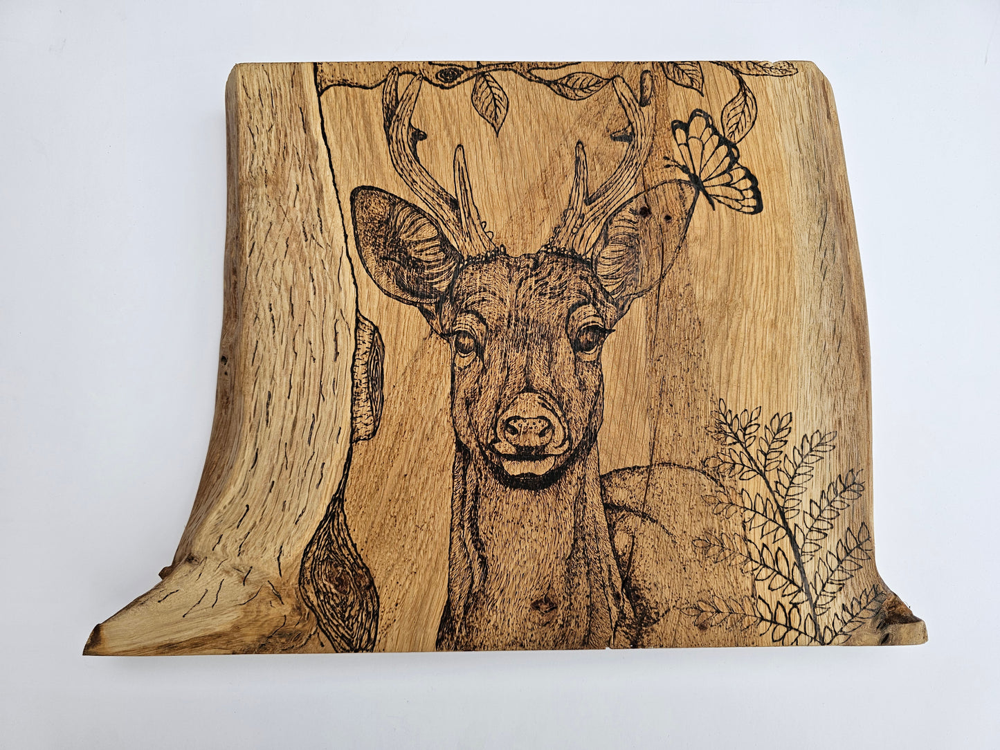 Deer And Butterfly Wall Decor