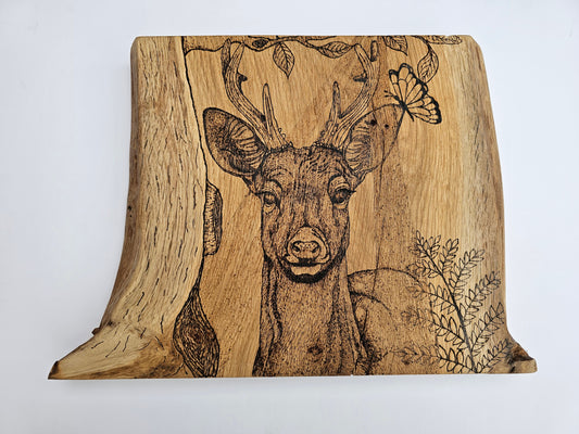 Deer And Butterfly Wall Decor