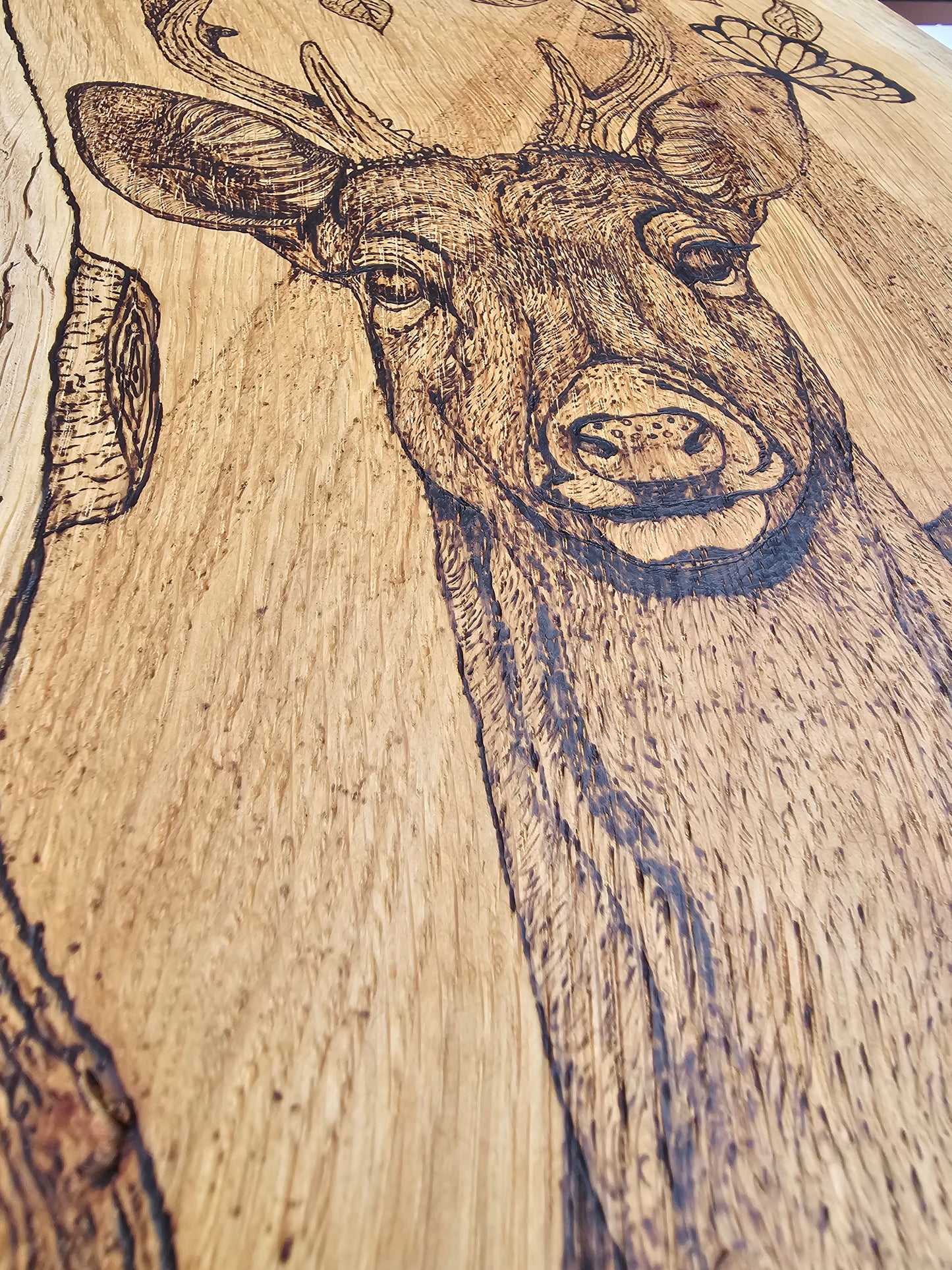 Deer And Butterfly Wall Decor