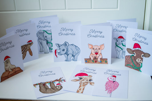 Hand Drawn Christmas Cards