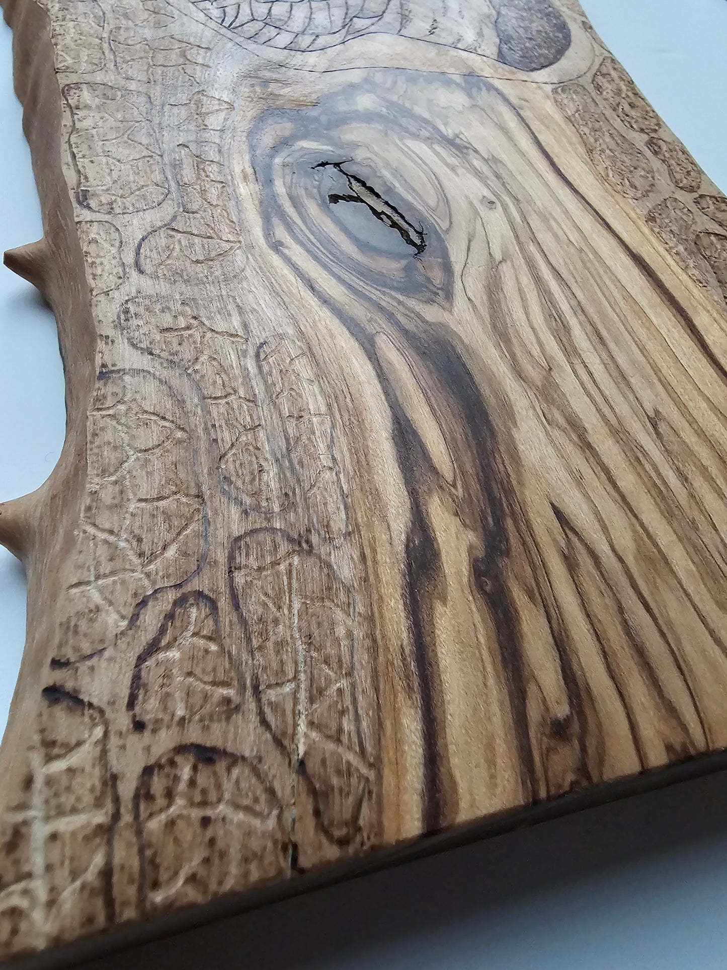 Olive Wood Owl Wall Decor