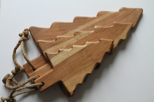 Christmas tree serving boards