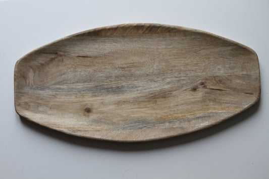 Bevelled edge mango serving board