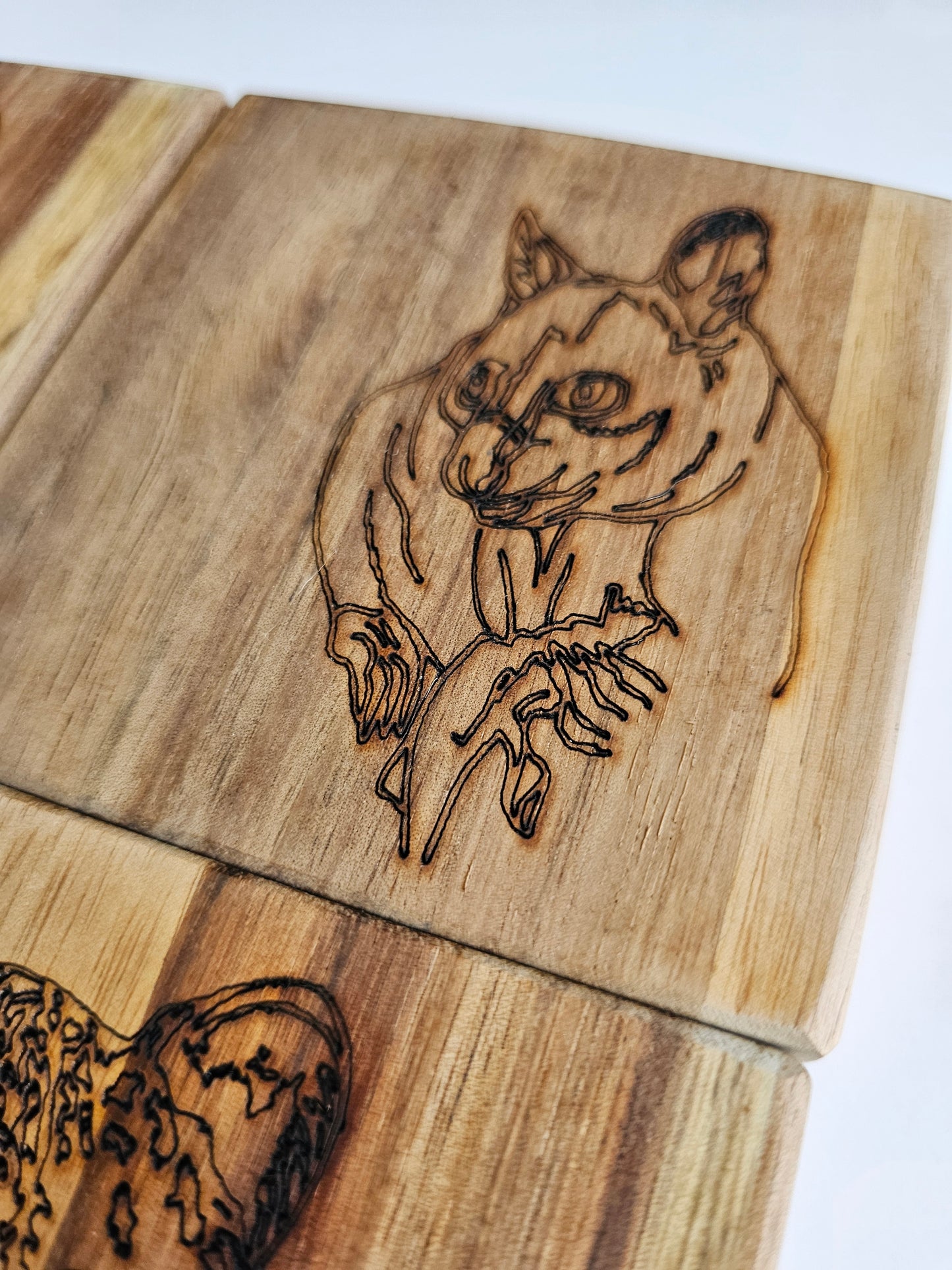 Laser Burnt Coasters