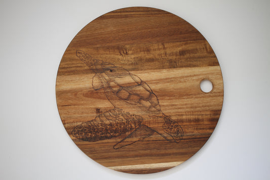 Turtle serving board