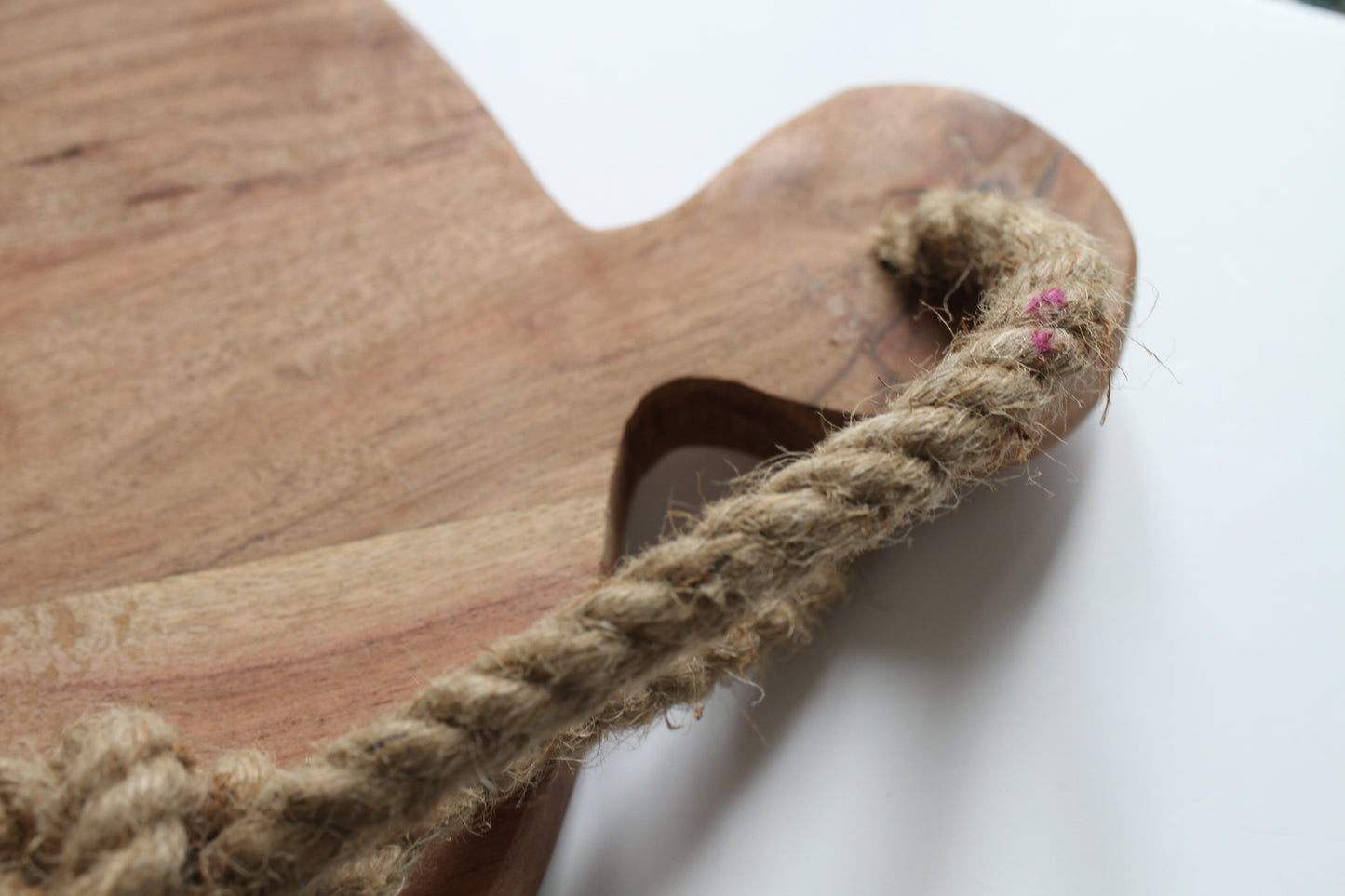 Hardwood round serving board